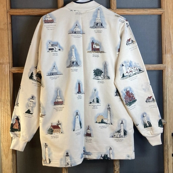 Lighthouse Fleece Button-Up Jacket - Picture 4 of 9